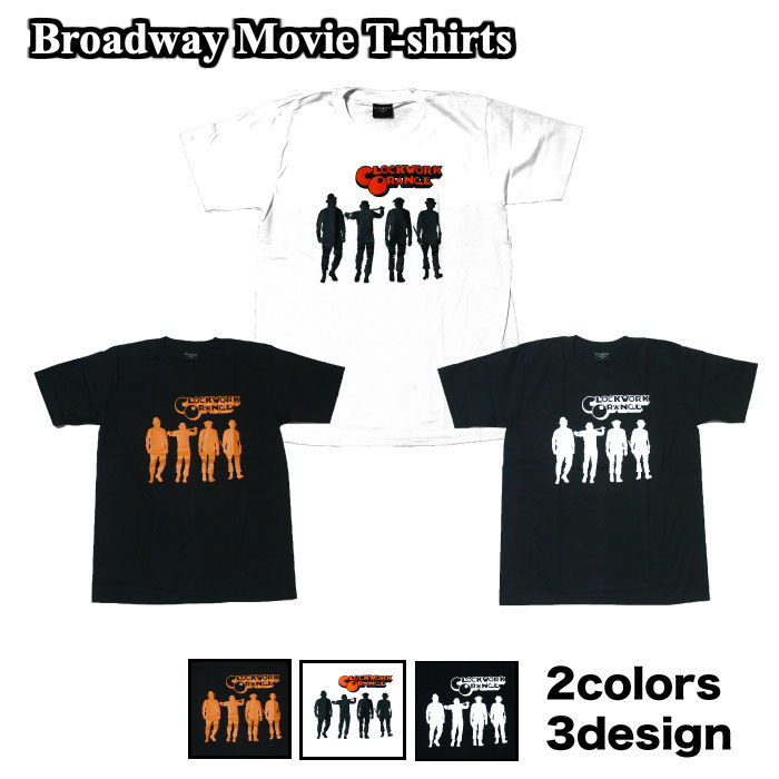 楽天市場 送料無料 Broadway 映画tシャツ コットンtシャツ ブラック ホワイト メンズ 時計仕掛けのオレンジ キューブリック ドルーグ A Clockwork Orange 名作 ３デザイン おしゃれ スケーター ストリート系 M L Xl 大きいサイズ 半袖 メンズファッションone Sky