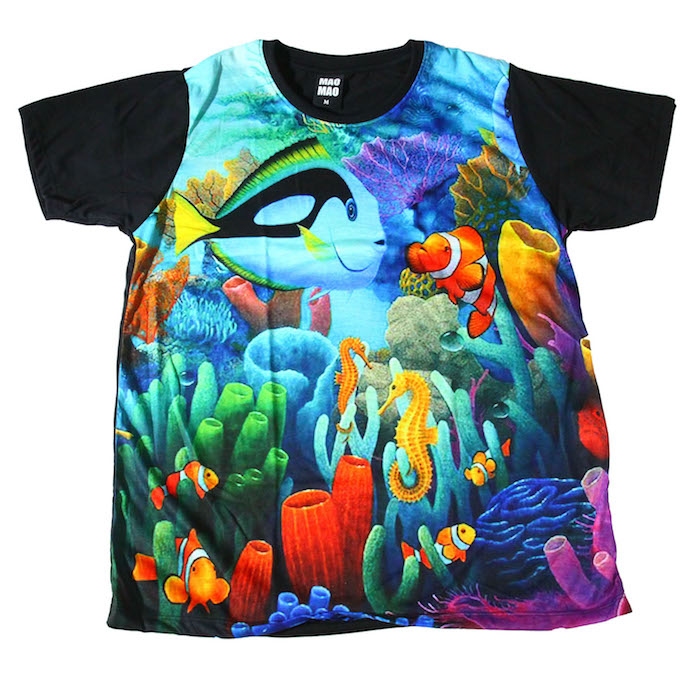 楽天市場 送料無料 Mao Mao カクレクマノミ プリントtシャツ ブラック メンズ アクアリウム 水族館 さかな 熱帯魚 水槽 サンゴ フィッシュ イベント カワイイ おしゃれ ストリート系 カッコイイ クール インナー 柄物 半袖 M L Xlサイズ メンズファッションone Sky