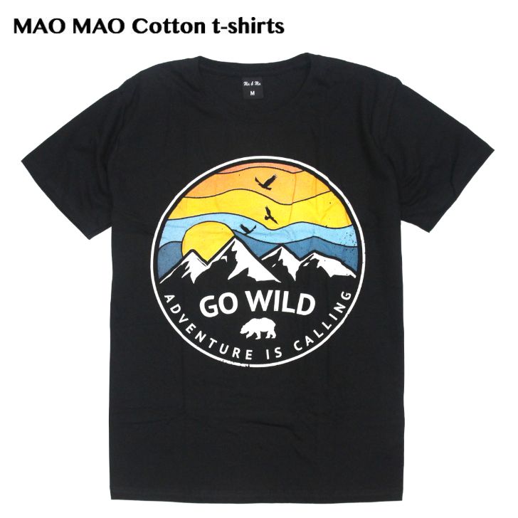 【楽天市場】【送料無料】アウトドアTシャツ キャンプ コットンTシャツ ブラック メンズ 登山 ソロキャン カワイイ おもしろ おしゃれ