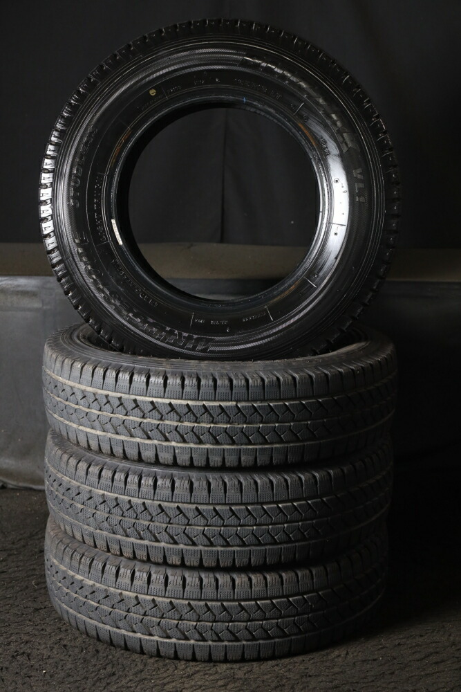 T372　165R13 LT　8PR　ブリヂストン　スタッドレス　4本 楽天市場】中古 スタッドレスタイヤ ブリヂストン ブリザック VL1