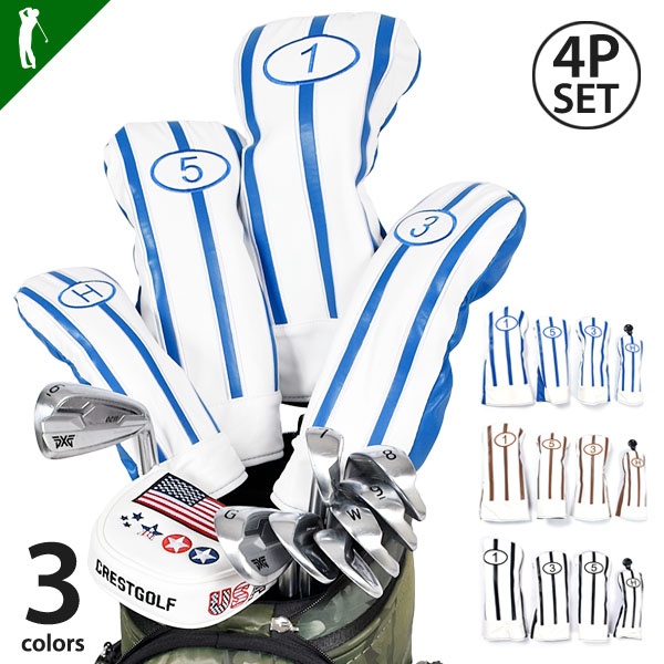 81 Off ゴルフ ヘッドカバー ゴルフ用品 カバー ウッド 1w 3w 5w Ut 収納用品 スポーツ用品 メンズ グッズ 小物 オールシーズン おしゃれ460ccドライバー フェアウェイウッドカバーストライプデザイン4pセット If Gf0258 Bajatraveler Com