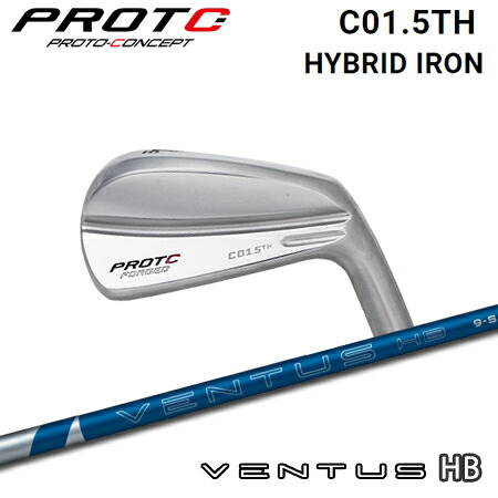 PROTOCONCEPT(プロトコンセプト) C01.5TH FORGED HYBRID IRON + VENTUS HB【カスタム購入注文】