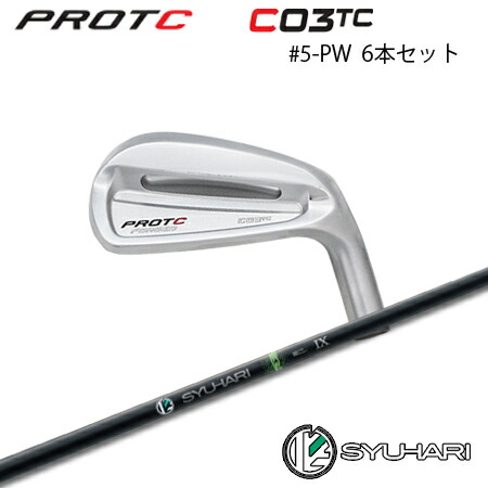 PROTOCONCEPT(プロトコンセプト) C03TC Forged Iron アイアン #5-PW(6本書き割り) + SYUHARI【カスタム購入注文】