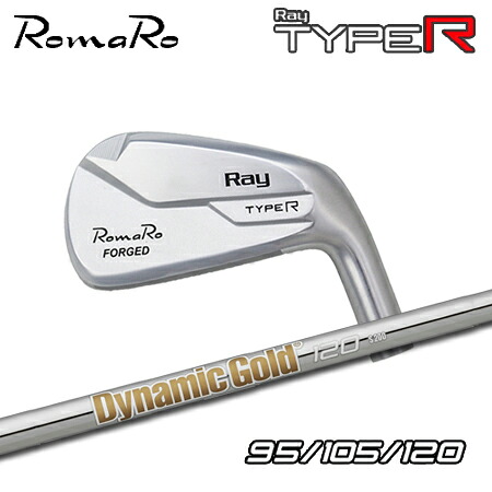 RomaRo(ロマロ) Ray TYPE R IRON + Dynamic Gold 95/105/120 (６本セット) 【カスタムオーダー】