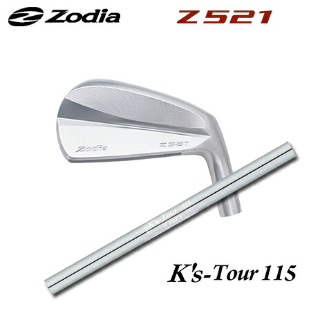 Zodia(ゾディア) Z521 + K\u0027s-Tour 115【カスタム購入注文】 クラブ-アイアン-メンズクラブ