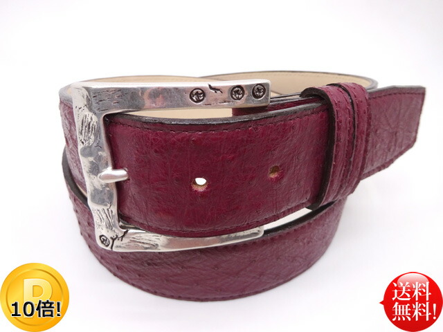 楽天市場】☆希少革☆ センザンコウ 35mm幅ベルト イタリアンバックル