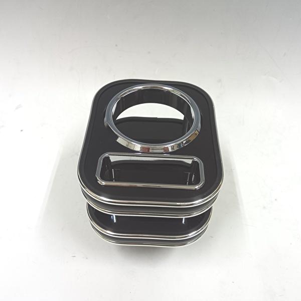 10%OFFクーポン配布中！ 【売り切り お買い得】ワゴンRスマイル（21/9～） 純正ドリンク用カップホルダー 　運転席側　 ブラック　BKｘシルバー
