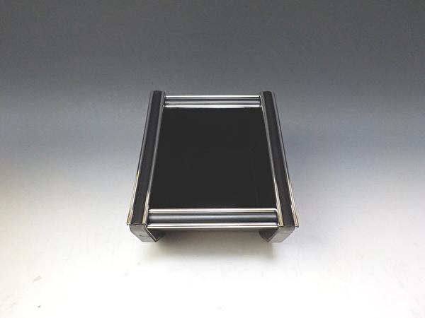 【売り切り! お買い得】C28セレナ(22/11～)　ダストボックス ブラック BKｘシルバー カスタム カスタムパーツ 車内収納 高級感 インテリア性 ドリンクホルダー 日本製 自社製作 職人仕上げ カー用品