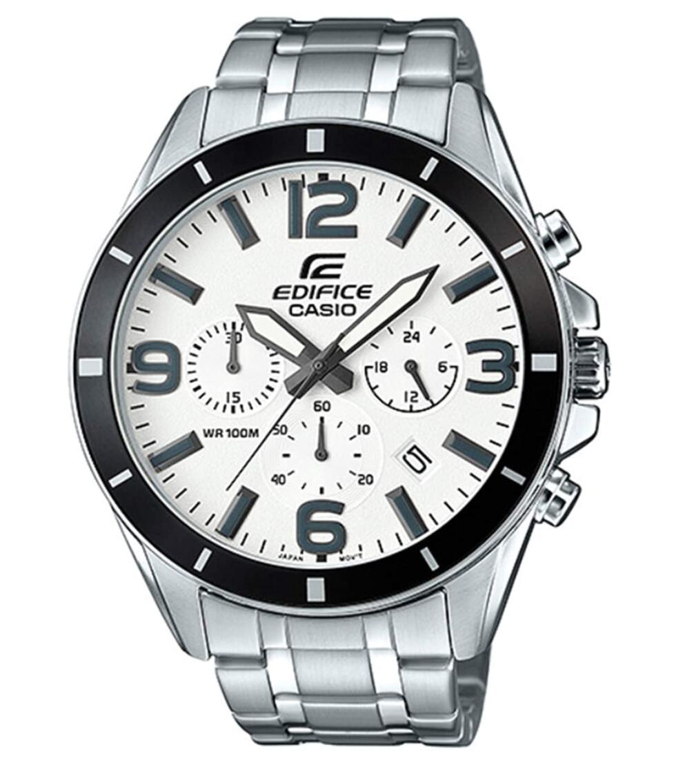 カシオ CASIO エディフィス クロノ 石英 メンズ ウオッチ EFR-553D-7B 白いこと［並行輸入品］［t-1］