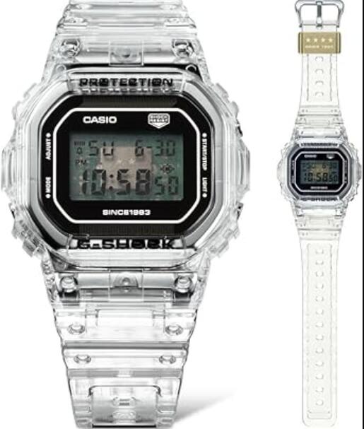 【限定モデル】CASIO G-SHOCK DW-5040RX-7 40周年記念 クリア リミックス エリックヘイズ メンズ腕時計 並行輸入品　海外モデル カシオ ジーショック