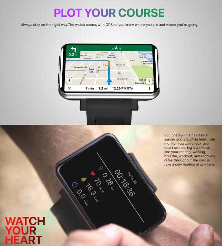 楽天市場 新作 ハイスペック 4g スマートウォッチ 2 8 インチ 大画面 2700mah 大容量 メモリ32gb 500万画素 前置カメラ スピーカー内蔵 Android Ios 用 Wifi接続 Nano Sim カード搭載可能 Ip67防水 時計 多国言語対応 音声翻訳 日本語簡単操作 写真 録画 One Day One Style