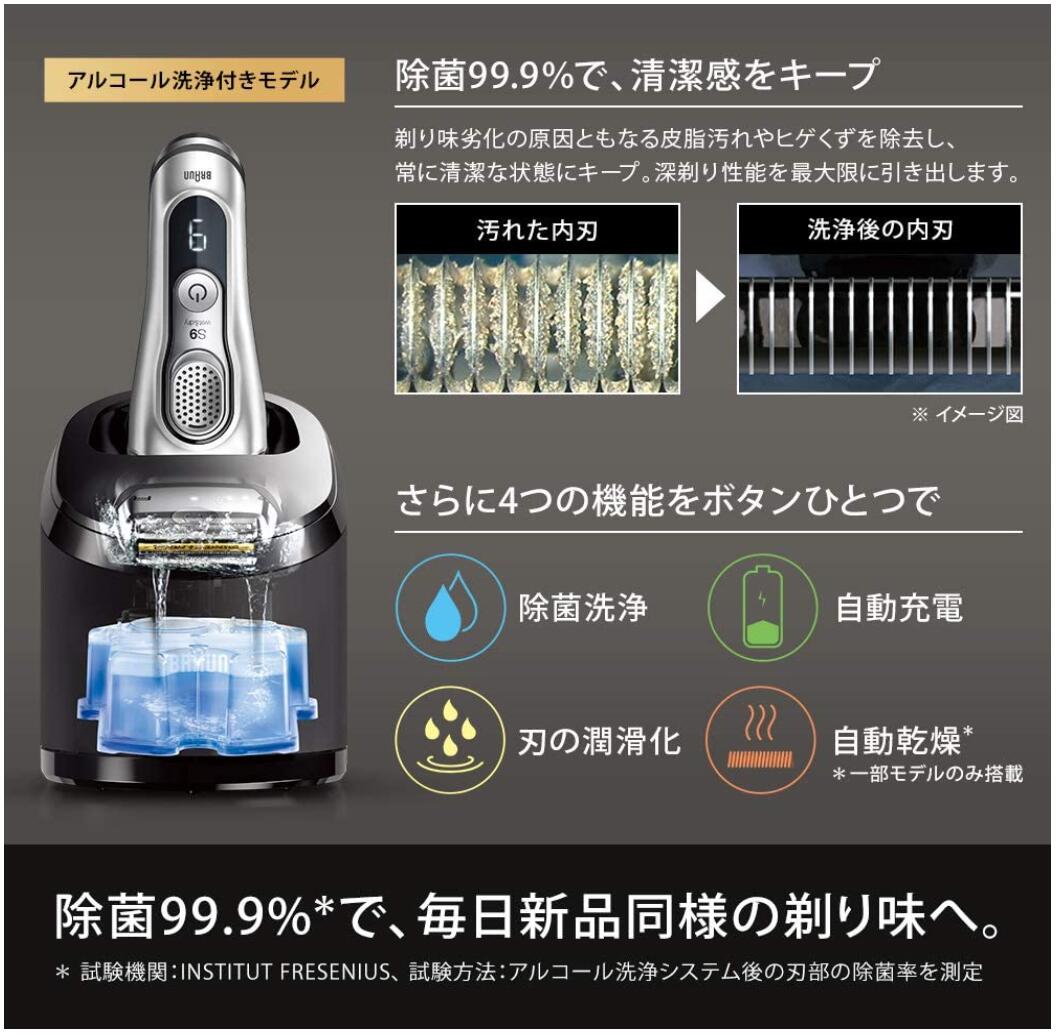 緑林シリーズ BRAUN 9360CC （洗浄機・洗浄カートリッジあり）未使用品