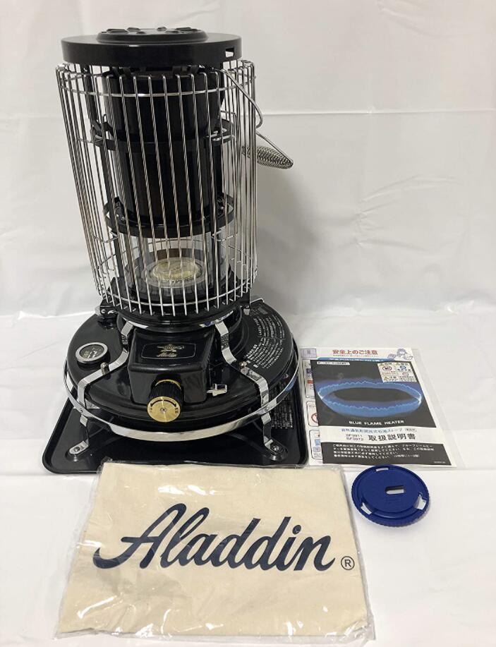 店卸し資産極限点 新品 アラジン (Aladdin) 原油暖房器 青みひな形 黒いこと BF3912-K