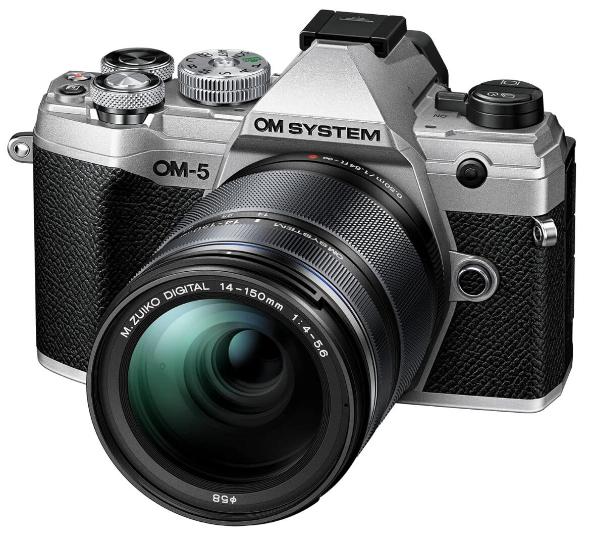 【店頭展示品 新品同様】OM SYSTEM/オリンパス OM-5 14-150mm IIレンズキット シルバー