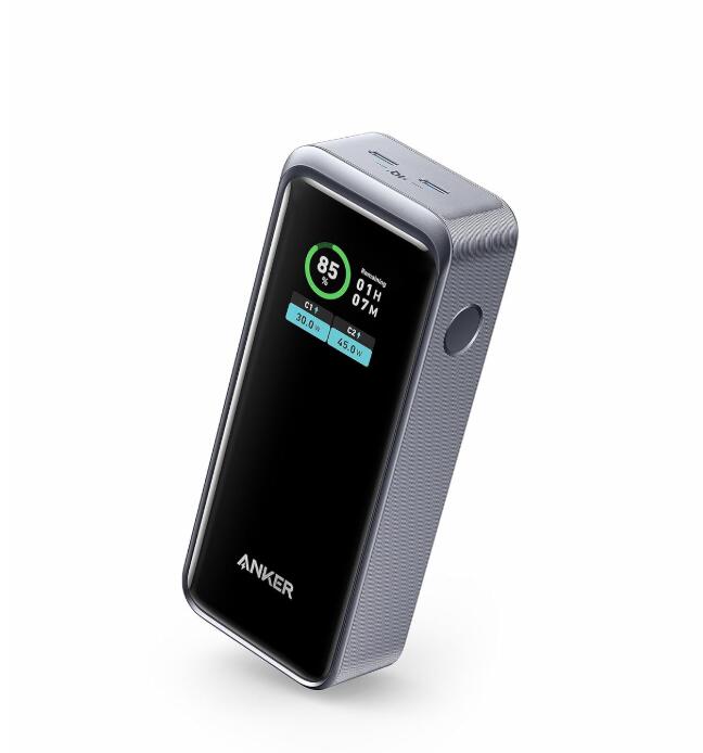 Anker Prime Power Bank (12000mAh, 130W) (12000mAh 足し加える130W最終生産物 移動性乾電池)【Power Delivery相応う/PPS標準尺度相応う/PSE科学技術標準尺度其れ相応/USB-Cインプット】iPhone MacBook Galaxy Android かっこ良い電話機 万覚え帳パソコン 各種 余分の物備品相応う (黒いこと)