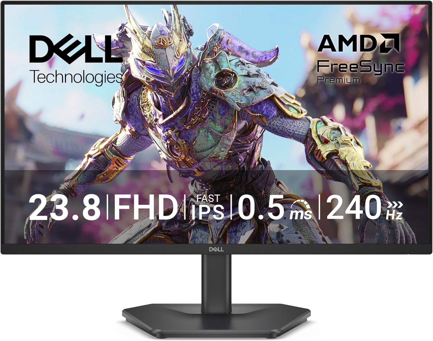 Dell SE2426HG 23.8in ゲーミングモニター(FHD/IPS,非光輝/HDMIx2,DPx1/sRGB99%/偏った考え自然調整/0.5ms,240サイクル/AMD FreeSync・・ Premium)