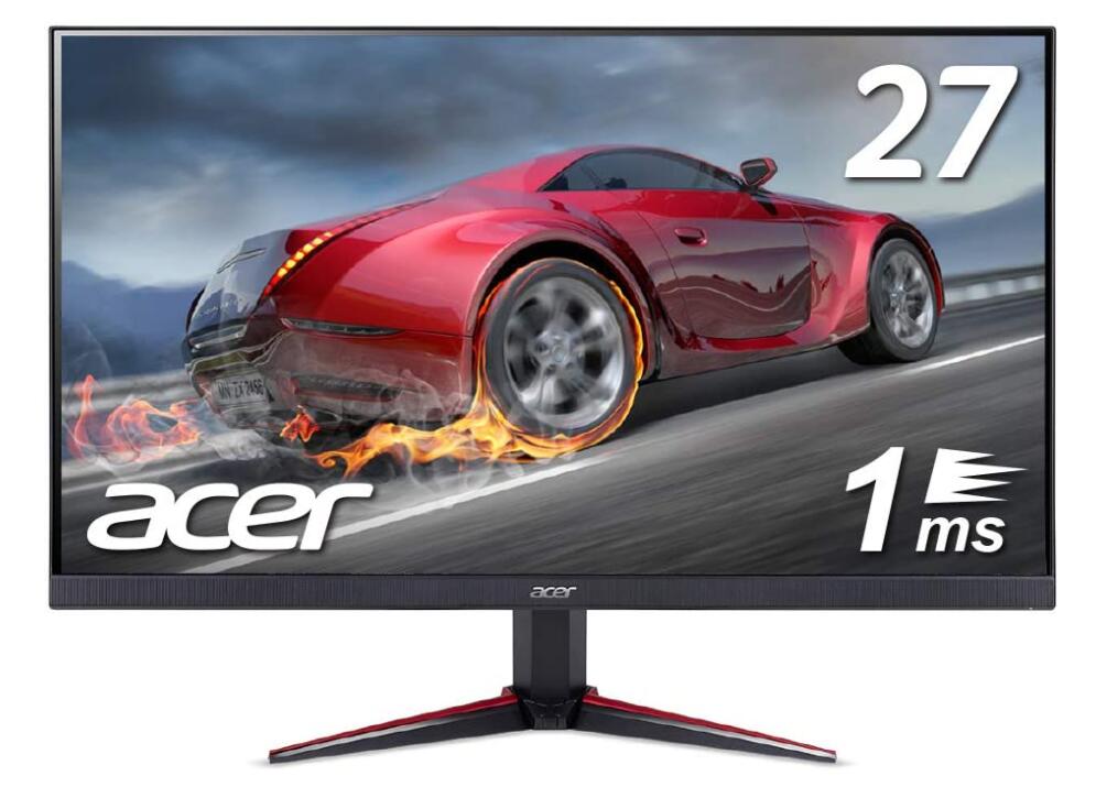 初回限定 Acer ゲーミングモニター Nitro 27インチ Vg270bmiifx Ips 1ms Vrb 75hz Fps向き フルhd Freesync フレームレス Hdmix2 スピーカー内蔵 ブルーライト軽減 美しい Faq Ideal Limpide Fr