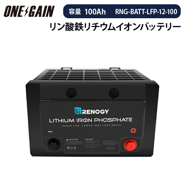 最大80 オフ 100ah 12v その他 Renogy サブバッテリー 従来の鉛バッテリーと比べコストパフォーマンスが高く長寿命 12v リン酸鉄リチウムイオンバッテリー 車中泊 Rng Batt Lfp 12 100代引き不可 100ah レノジー キャンピングカー ワンゲイン