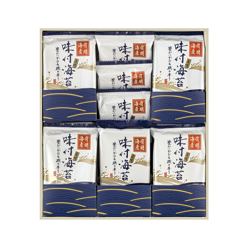 市場 お中元 国産 お弁当 詰合わせ 有明海産味付のり詰合わせ 味付け海苔 ギフト セット 御中元 大容量 6切4枚×20袋入 海苔 おつまみ海苔  有明海産