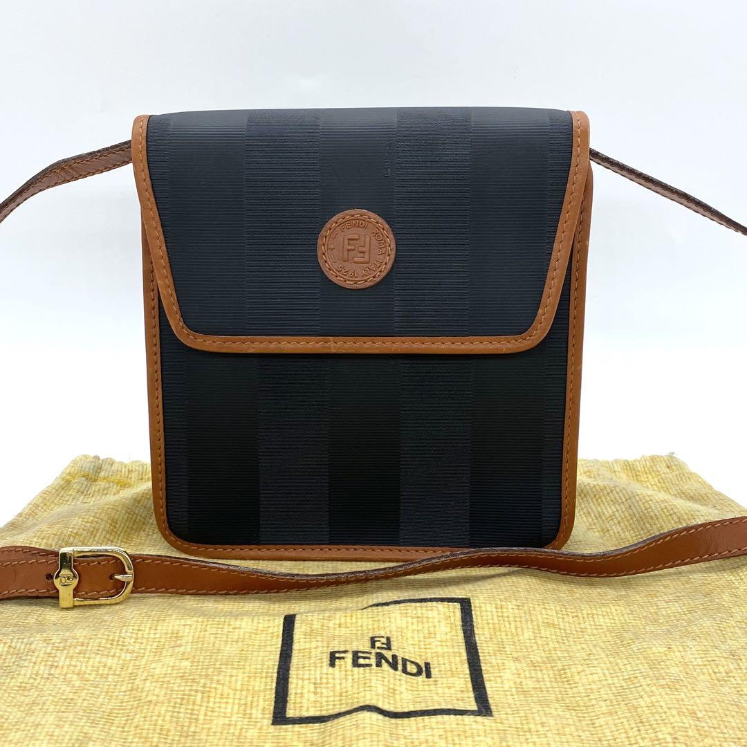 楽天市場】FENDI フェンディ ショルダーバッグ ペカン柄 レザー