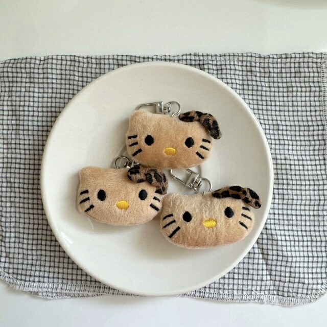 ハローキティ チャーム キーリング 日焼けキティ 焦げキティ