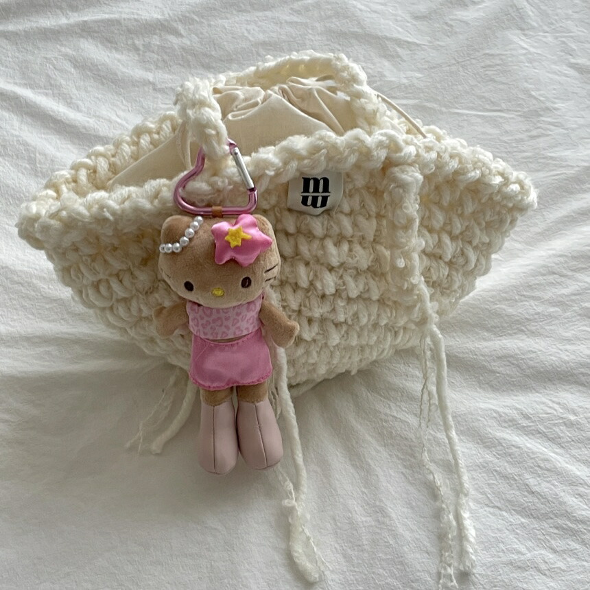 ハローキティ 足長キティ チャーム キーリング 日焼けキティ 焦げ