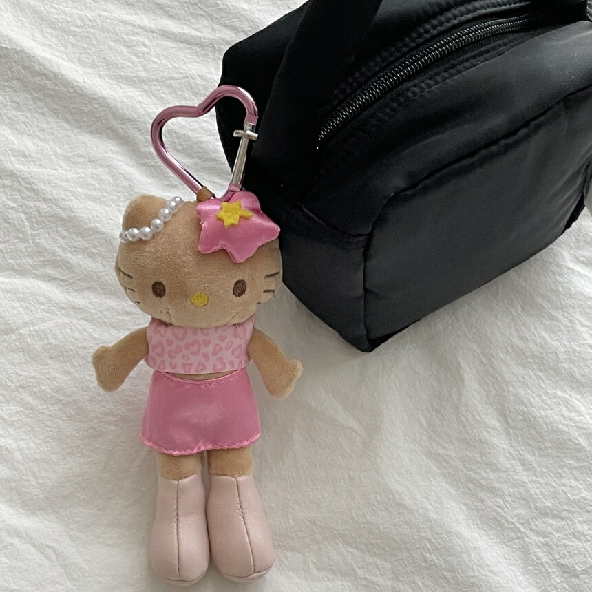 スーパーSALE10%OFF】ハローキティ 足長キティ チャーム キーリング