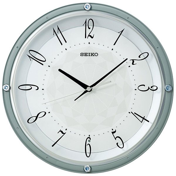 【4/14～4/17 10％オフクーポン配布中】SEIKO セイコークロック 掛時計 ホワイト KX257L
