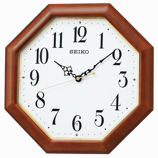 【4/14～4/17 10％オフクーポン配布中】SEIKO セイコークロック ホワイト 掛時計 KX247B