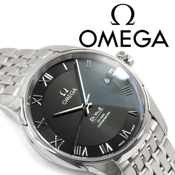 絶対一番安い デ ヴィル オメガ Omega 自動巻き機械式 431 10 41 21 01 001 ステンレスベルト ブラックダイアル メンズ腕時計 431 10 41 21 01 001 Abcvipnyc Com