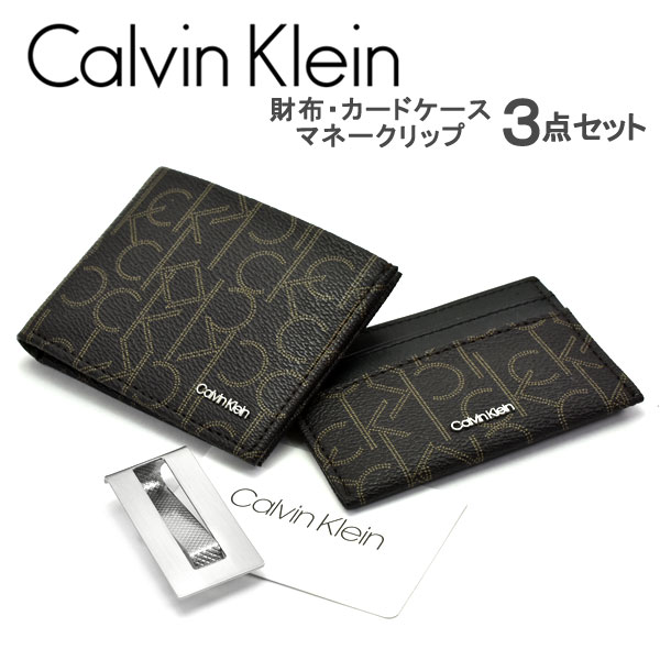 calvin klein money clip wallet