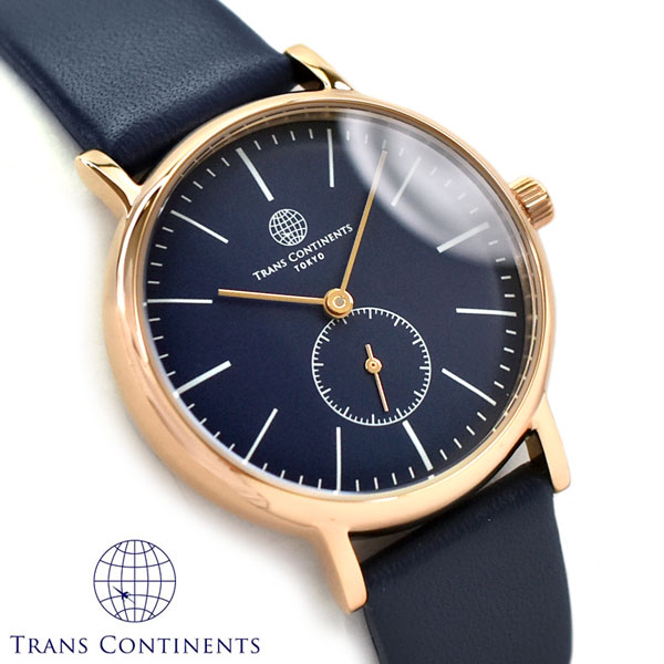 楽天市場 Transcontinents トランスコンチネンツ 腕時計 レディース ユニセックス おしゃれ カジュアル 男女兼用 革 ベルト アナログ 送料無料 ネイビー ピンクゴールド レザーベルト Tc 001 Pnv 1more ワンモア