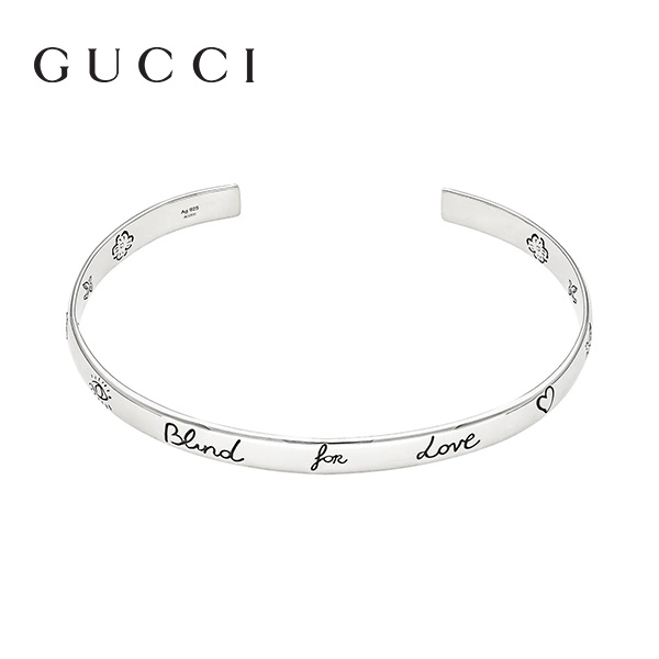 楽天市場】グッチ ブレスレット GUCCI ブラインド フォー ラブ 455242