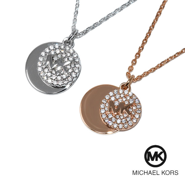 マイケルコース PAVE COIN NECK ネックレス・ペンダント MICHAEL KORS シルバー ローズゴールド MKC1515AN