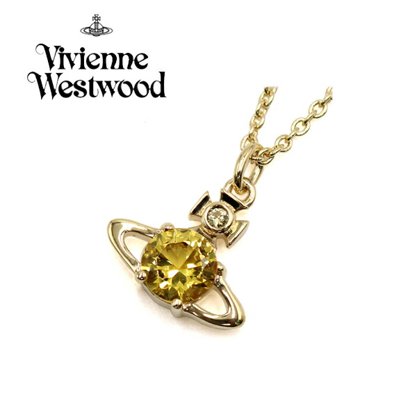 楽天市場】ヴィヴィアン・ウエストウッド ネックレス イエローゴールド