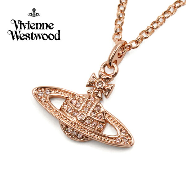 【ポイント5倍！7/19～26】ヴィヴィアン・ウエストウッド MINI BAS RELIEF ネックレス・ペンダント Vivienne Westwood オーブ ピンクゴールド レディース VV-63020086-G120｜1MORE（ワンモア）
