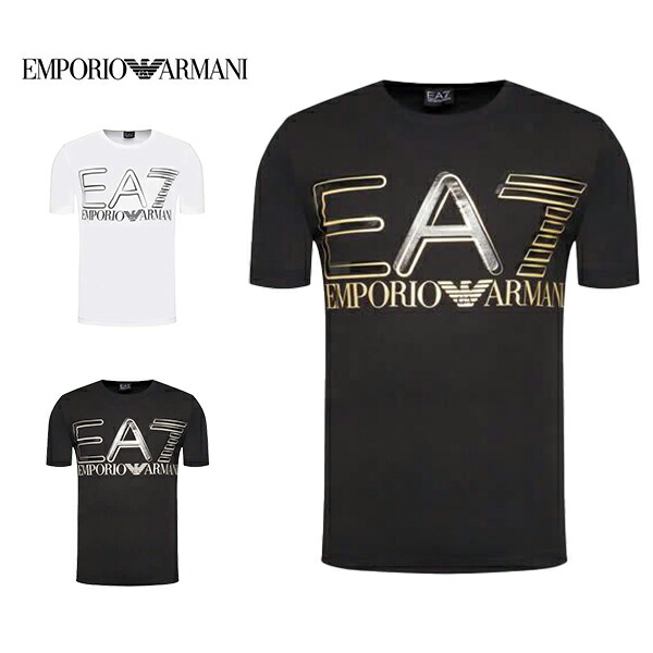 EA7 EMPORIO ARMANI ロゴ Tシャツ 半袖 クルーネック アウトレット】【ラスト1点】EA7 EMPORIO ARMANI エンポリオ