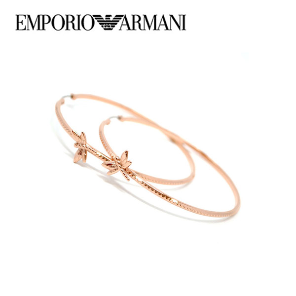 【4/4～4/10 10％OFFクーポン配布中】エンポリオアルマーニ ピアス EMPORIO ARMANI シルバー ネイビー メンズ EGS2562221