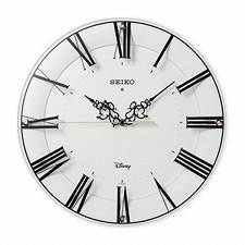 【4/4～4/10 10％OFFクーポン配布中】【SEIKO CLOCK】セイコークロック製セイコー SEIKO ディズニータイム 電波掛け時計 FS506W ホワイト