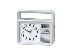 【SEIKO CLOCK】セイコー SEIKO 目覚まし時計 充電つき防災クロック KR885N|1MORE(ワンモア)