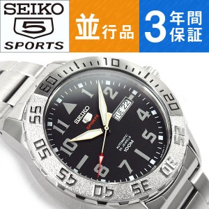 【楽天市場】【日本製逆輸入 SEIKO5】セイコー5 スポーツ メンズ 自動巻き式腕時計 ブラックダイアル ステンレスベルト SRP755J1