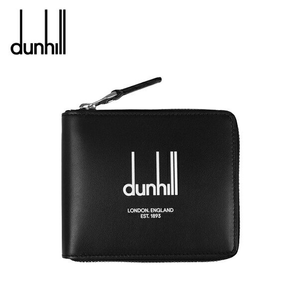 送料関税込み☆DUNHILL ロゴ 三つ折り財布 関税込】◇dunhill ダンヒル◇ロゴ レザー 三つ折り財布