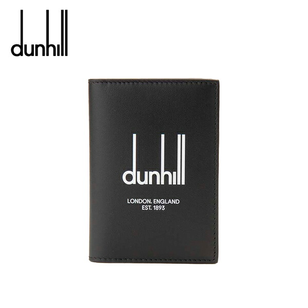 【ポイント5倍！7/19～26】ダンヒル レガシー クレジットカードケース Dunhill LEGACY カードケース 名刺入れ レザー ブラック メンズ 22R2470DP｜1MORE（ワンモア）