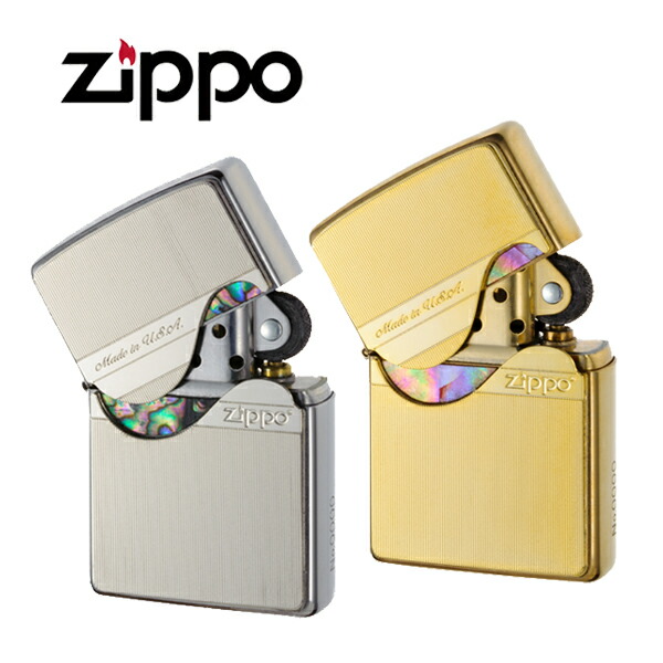 【最大2000円OFFクーポン 5/23～5/27】ジッポー トリックシェル ライター シンプル 天然貝 ZIP-TRICKSHELL