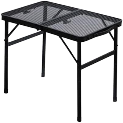 アウトドアテーブル 折りたたみテーブル キャンプテーブル アルミ合金製 3段階高さ調節 60x40cm 40kg耐荷重 アウトドア キャンプ