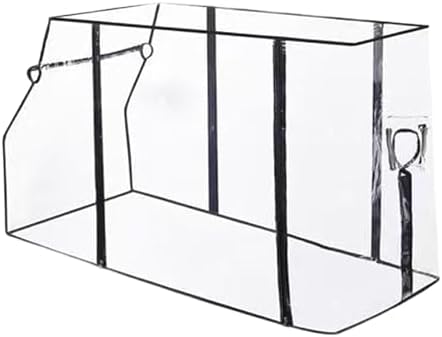 キャリーワゴン レインカバー 汎用 防水カバー 防塵 防風 ジッパー付 115cm キャリーカート 保護カバー ビニール 雨除け 透明 キャンプ アウトドア