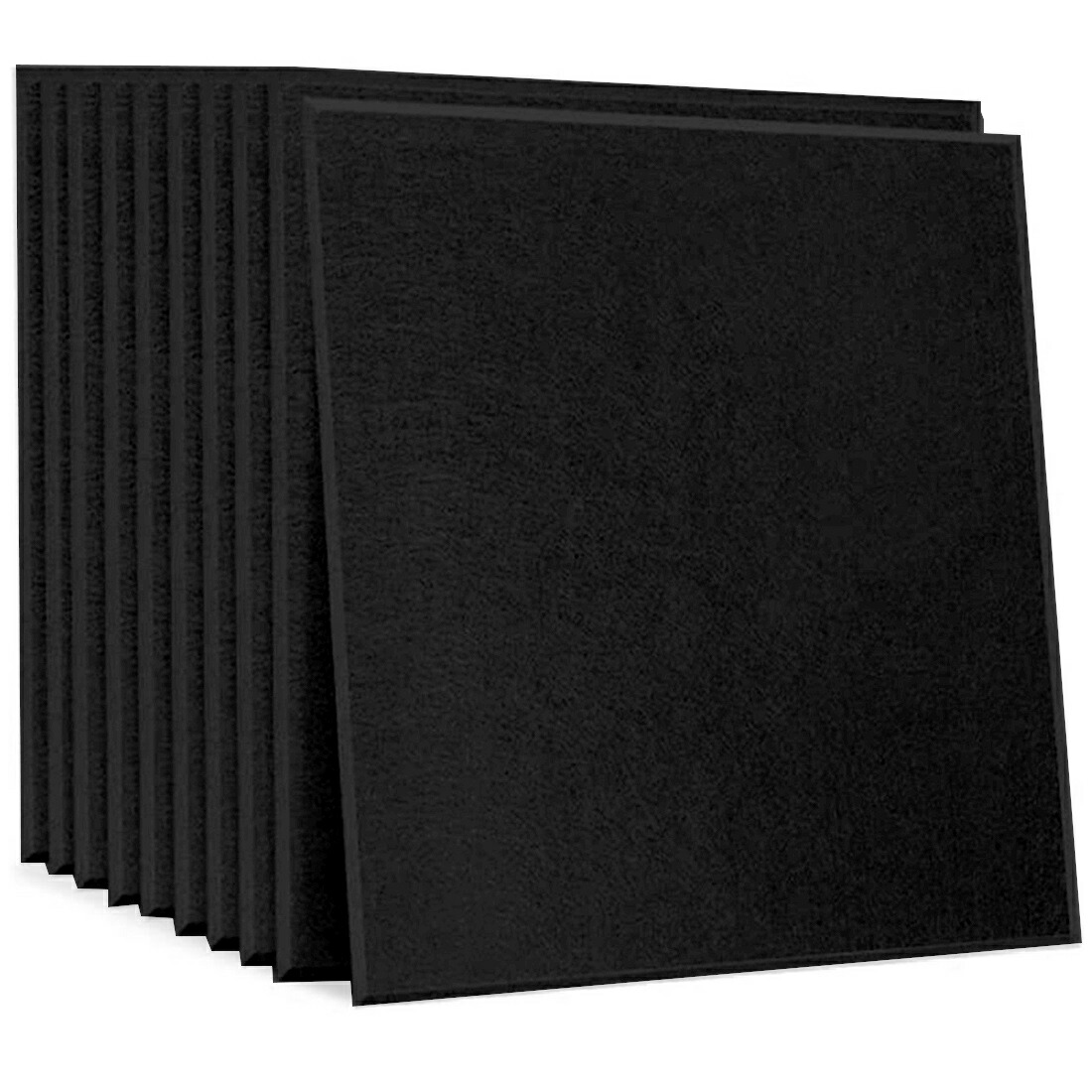 防音材 吸音ボード 吸音シート 24枚セット 60*60cm 厚さ0.9cm 面取り 斜め45°カット 防音シート 硬質吸音フェルトボード 吸音パネル 吸音防音 高密度 防潮 壁と床兼用 ポリエステル繊維