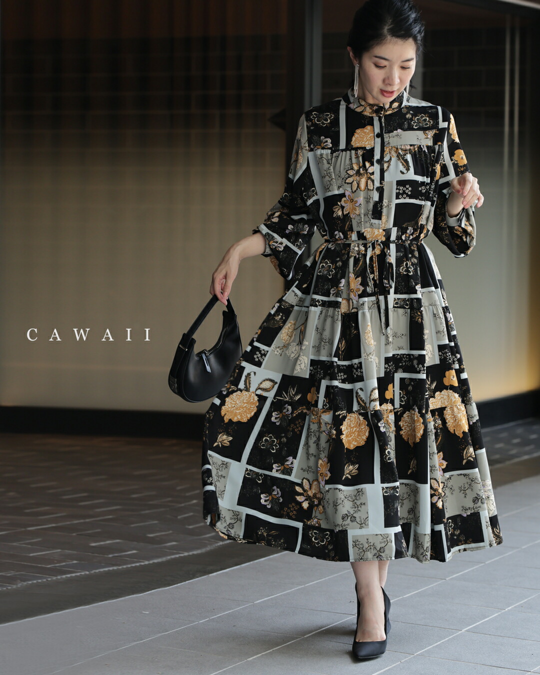 6(ROKU) シアージャカード ポロニット 定価19,250円 6（ロク）の「＜6(ROKU)＞シアージャカード ポロニット（ニット