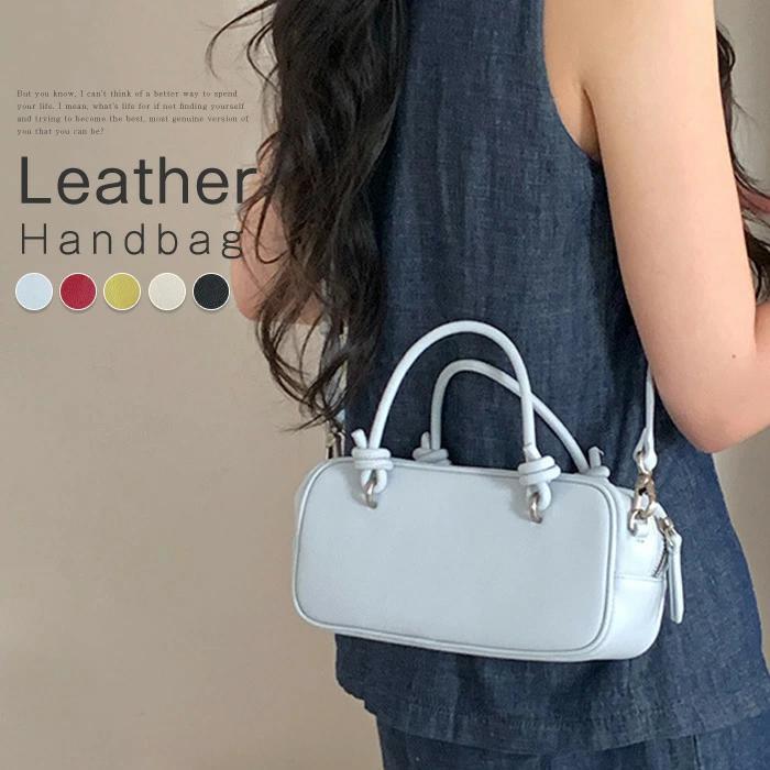 レディース 御徒面子 なめし革御徒面子 真四角型 ハンドバック ショルダーバッグ ボスト 2way 成年者 小さめ ミニ御徒面子 無地 夏御徒面子