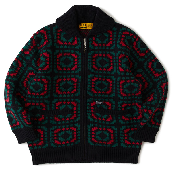【SALE30%off】FAT エフエーティー COWCHET カウチンニット